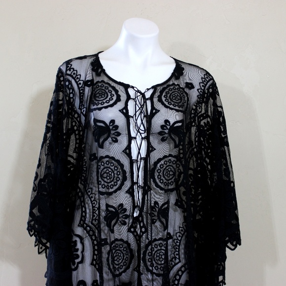 Anthropologie Eloise Boracay Lace Caftan Swim - Picture 3 of 6